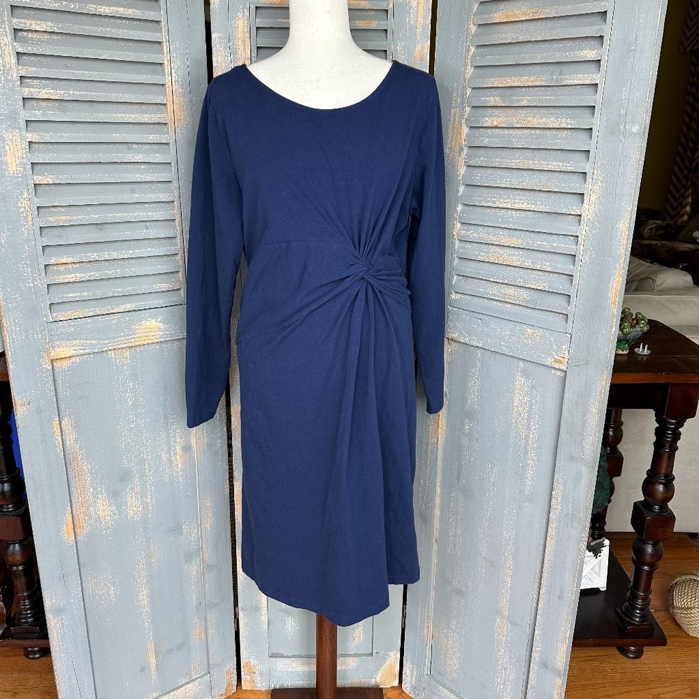 Old Navy Long Sleeve Twisted Maternity Dress Sz XL